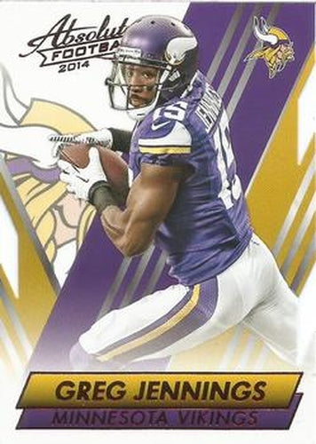 #33 Greg Jennings - Minnesota Vikings - 2014 Panini Absolute - Red Football