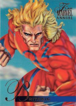 #33 Britanic - 1995 Flair Marvel Annual
