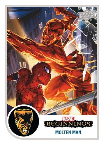 #33 Molten Man - 2022 Upper Deck Marvel Beginnings