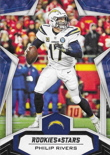 #33 Philip Rivers - Los Angeles Chargers - 2019 Panini Rookies & Stars Football