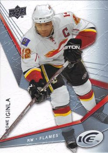 #33 Jarome Iginla - Calgary Flames - 2008-09 Upper Deck Ice Hockey