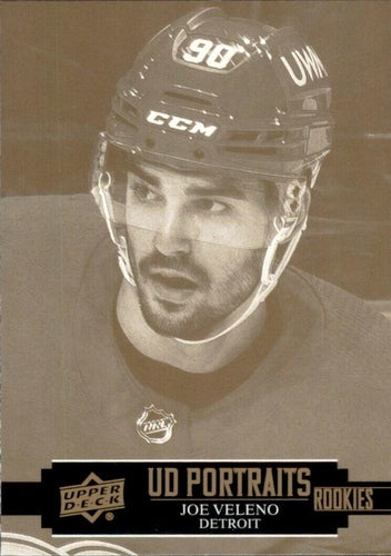 #P-33 Joe Veleno - Detroit Red Wings - 2021-22 Upper Deck - UD Portraits Hockey