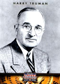 #33 Harry Truman - 2012 Panini Americana Heroes & Legends