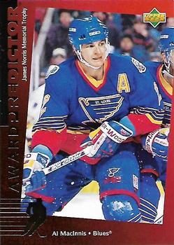 #C33 Al MacInnis - St. Louis Blues - 1994-95 Upper Deck - Predictors Canadian Gold Exchange Hockey