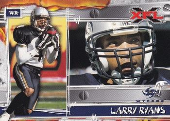 #33 Larry Ryans - Los Angeles Xtreme - 2001 Topps XFL Football
