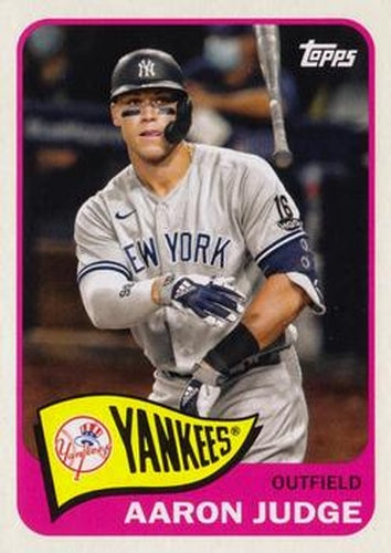 #T65-33 Aaron Judge - New York Yankees - 2021 Topps - 1965 Topps Redux Baseball
