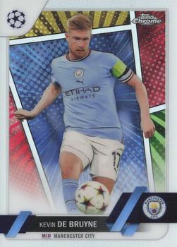 #33b Kevin De Bruyne - Manchester City - 2022-23 Topps Chrome UEFA Club Competitions Soccer