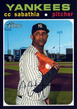 #340 CC Sabathia - New York Yankees - 2020 Topps Heritage Baseball