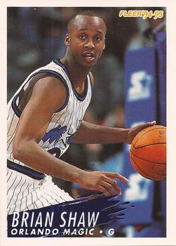 #340 Brian Shaw - Orlando Magic - 1994-95 Fleer Basketball