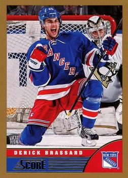 #340 Derick Brassard - New York Rangers - 2013-14 Score - Gold Hockey
