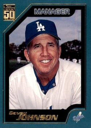 #340 Davey Johnson - Los Angeles Dodgers - 2001 Topps Baseball