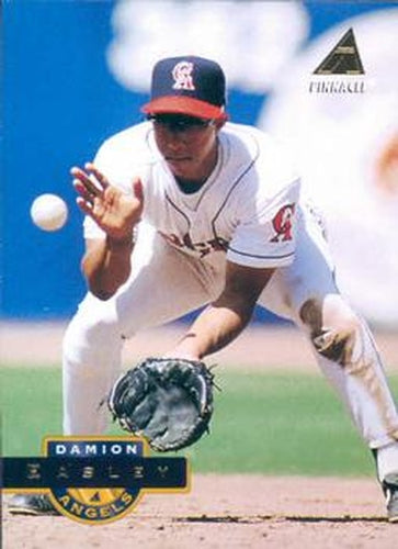 #340 Damion Easley - California Angels - 1994 Pinnacle Baseball