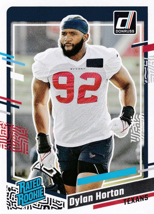 #340 Dylan Horton - Houston Texans - 2023 Donruss Football