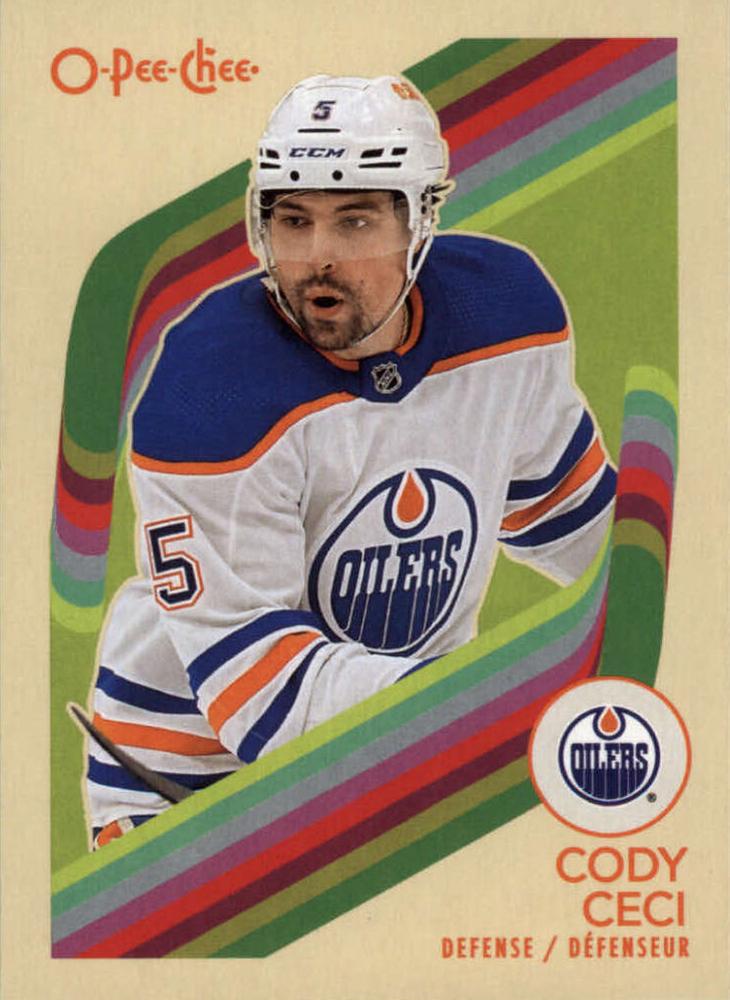 #340 Cody Ceci - Edmonton Oilers - 2023-24 O-Pee-Chee - Retro Hockey