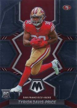 #340 Tyrion Davis-Price - San Francisco 49ers - 2022 Panini Mosaic Football