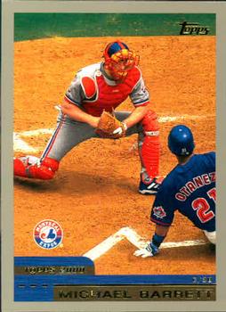 #340 Michael Barrett - Montreal Expos - 2000 Topps Baseball