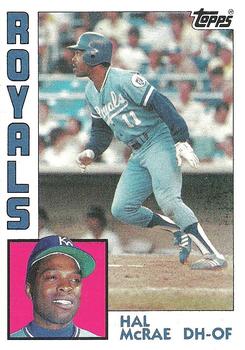 #340 Hal McRae - Kansas City Royals - 1984 Topps Baseball