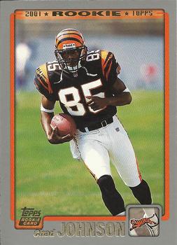 #340 Chad Johnson - Cincinnati Bengals - 2001 Topps Football