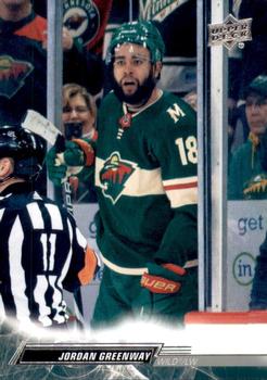 #340b Jordan Greenway - Minnesota Wild - 2022-23 Upper Deck Hockey