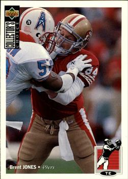 #341 Brent Jones - San Francisco 49ers - 1994 Collector's Choice Football