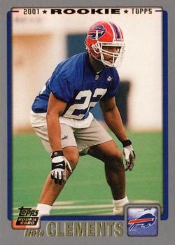 #341 Nate Clements - Buffalo Bills - 2001 Topps Football