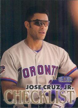 #341 Jose Cruz, Jr. - Toronto Blue Jays - 1998 Fleer Tradition Baseball