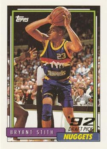 #341 Bryant Stith - Denver Nuggets - 1992-93 Topps Basketball