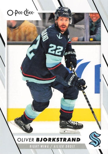 #341 Oliver Bjorkstrand - Seattle Kraken - 2023-24 O-Pee-Chee Hockey
