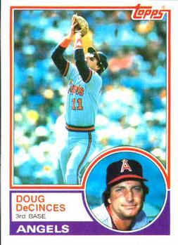 #341 Doug DeCinces - California Angels - 1983 Topps Baseball