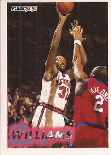 #341 Herb Williams - New York Knicks - 1993-94 Fleer Basketball
