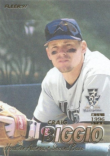 #342 Craig Biggio - Houston Astros - 1997 Fleer Baseball