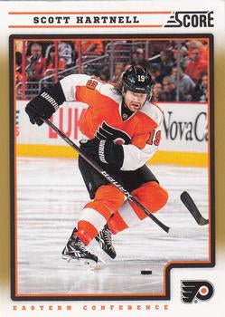 #342 Scott Hartnell - Philadelphia Flyers - 2012-13 Score - Gold Rush Hockey