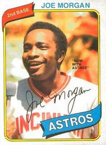 #342 Joe Morgan - Houston Astros - 1980 O-Pee-Chee Baseball