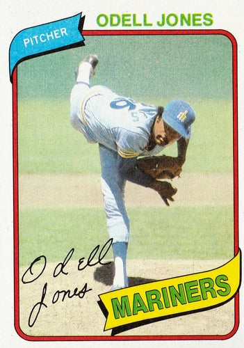#342 Odell Jones - Seattle Mariners - 1980 Topps Baseball