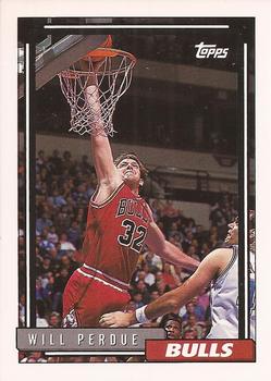 #342 Will Perdue - Chicago Bulls - 1992-93 Topps Basketball
