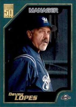 #342 Davey Lopes - Milwaukee Brewers - 2001 Topps Baseball
