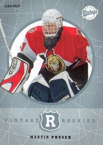 #342 Martin Prusek - Ottawa Senators - 2002-03 Upper Deck Vintage Hockey