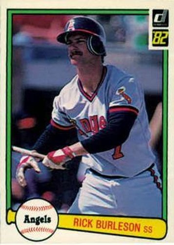 #342 Rick Burleson - California Angels - 1982 Donruss Baseball