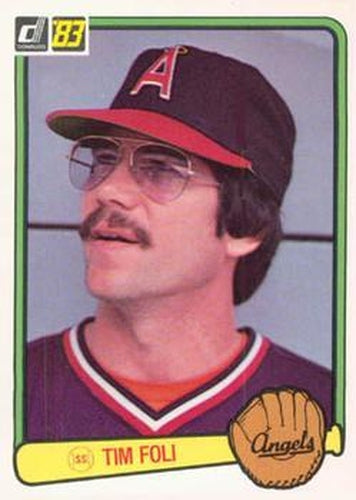 #342 Tim Foli - California Angels - 1983 Donruss Baseball