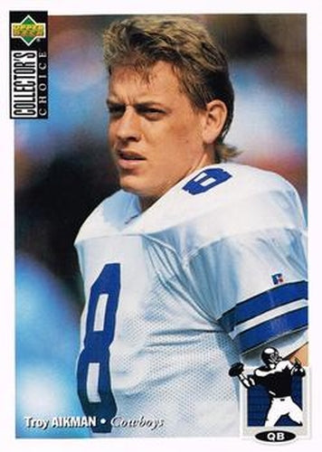 #342 Troy Aikman - Dallas Cowboys - 1994 Collector's Choice Football