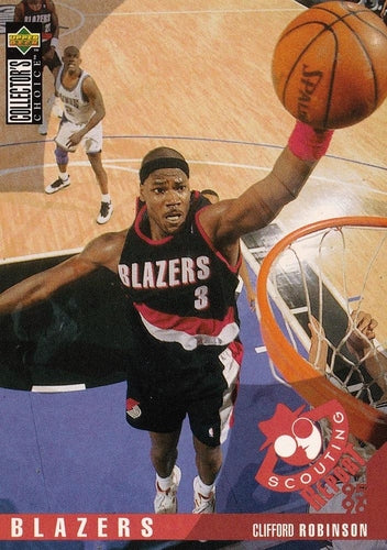 #342 Clifford Robinson - Portland Trail Blazers - 1995-96 Collector's Choice Basketball
