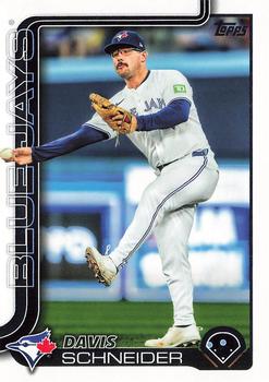 #342 Davis Schneider - Toronto Blue Jays - 2025 Topps Baseball