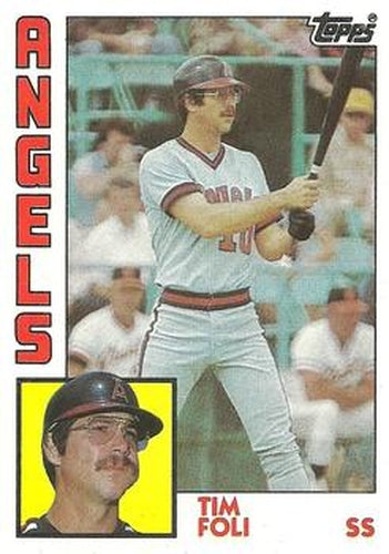 #342 Tim Foli - California Angels - 1984 Topps Baseball