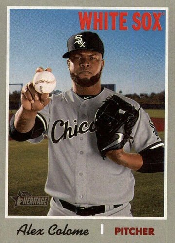 #342 Alex Colome - Chicago White Sox - 2019 Topps Heritage Baseball