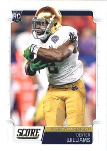 #342 Dexter Williams - Notre Dame Fighting Irish - 2019 Score Football