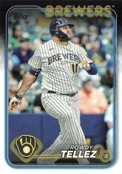 #343 Rowdy Tellez - Milwaukee Brewers - 2024 Topps Baseball