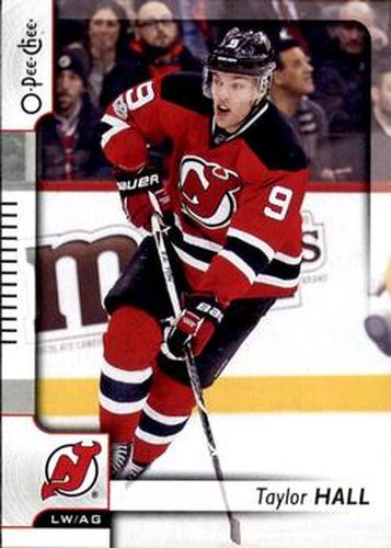 #343 Taylor Hall - New Jersey Devils - 2017-18 O-Pee-Chee Hockey