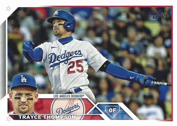 #343 Trayce Thompson - Los Angeles Dodgers - 2023 Topps Baseball