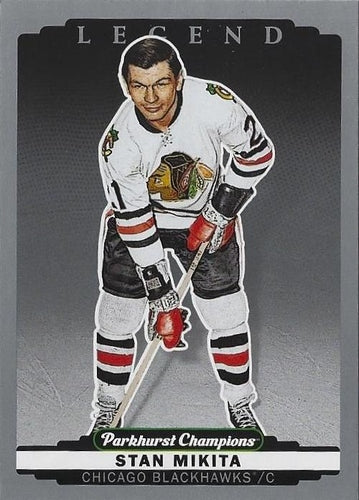 #343 Stan Mikita - Chicago Blackhawks - 2022-23 Parkhurst Champions - Silver Hockey