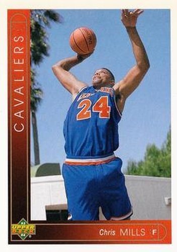 #343 Chris Mills - Cleveland Cavaliers - 1993-94 Upper Deck Basketball